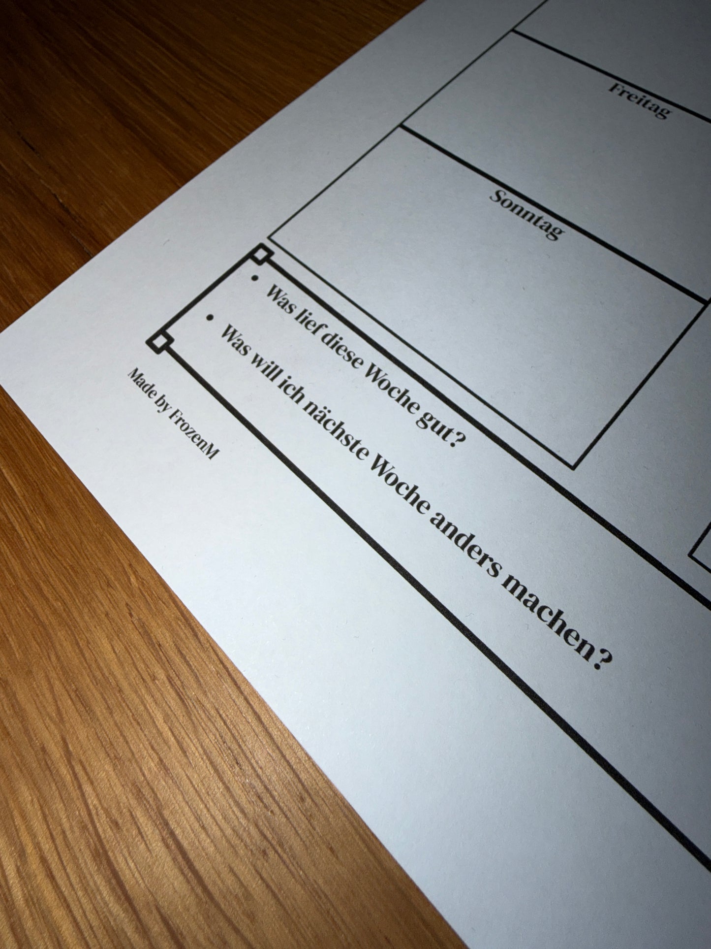 Tages- & Wochenplan – weniger Stress, mehr Klarheit