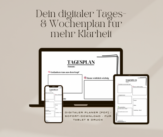 Klarer Tag Bundle - Tagesfokus + Tages- & Wochenplan